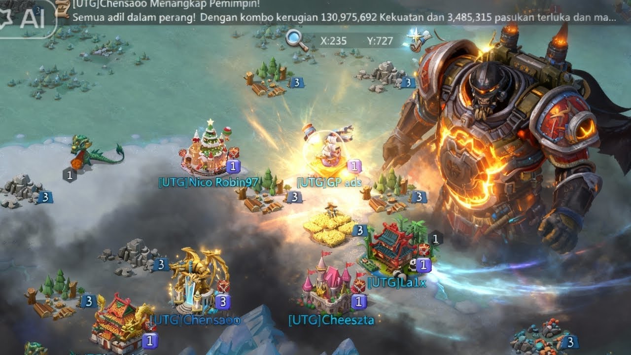 Warr pertama Dengan UTG Guild 🔥🔥
