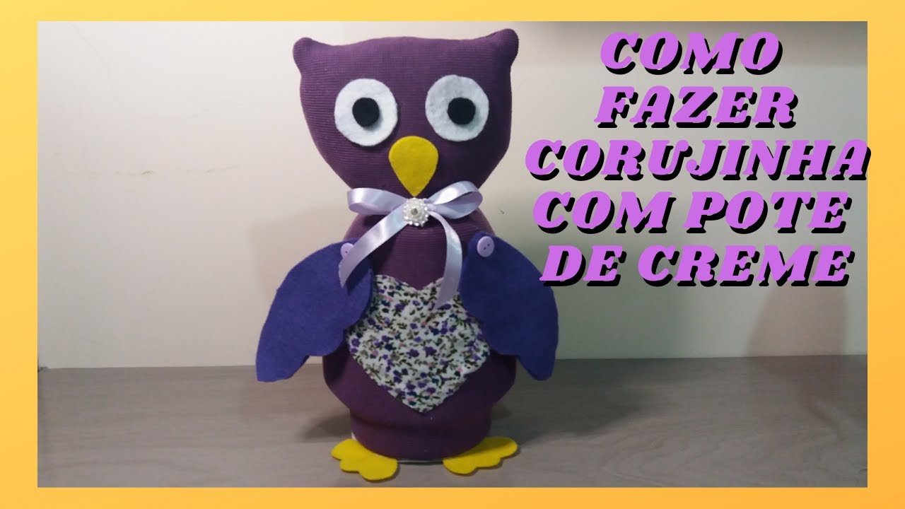 Como fazer peso de porta com pote de creme de cabelo / Ideias com pote de creme de cabelo.
