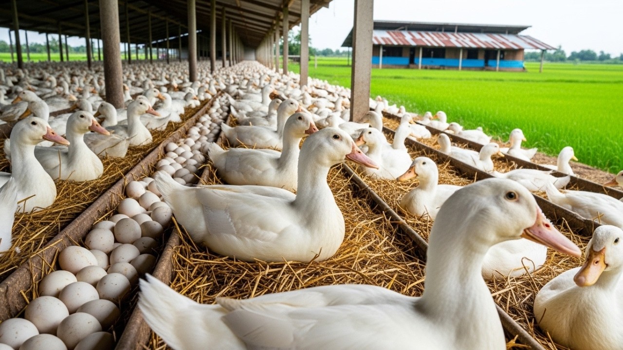 Raising Muscovy Duck - Egg Business, Egg Collection - Muscovy Duck Farm