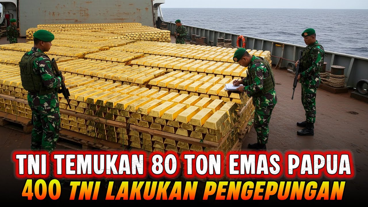 80 TON EMAS SELUNDUPAN DI PAPUA‼️TNI BERHASIL LAKUKAN INVESTIGASI DAN TANGKAP PELAKU‼️