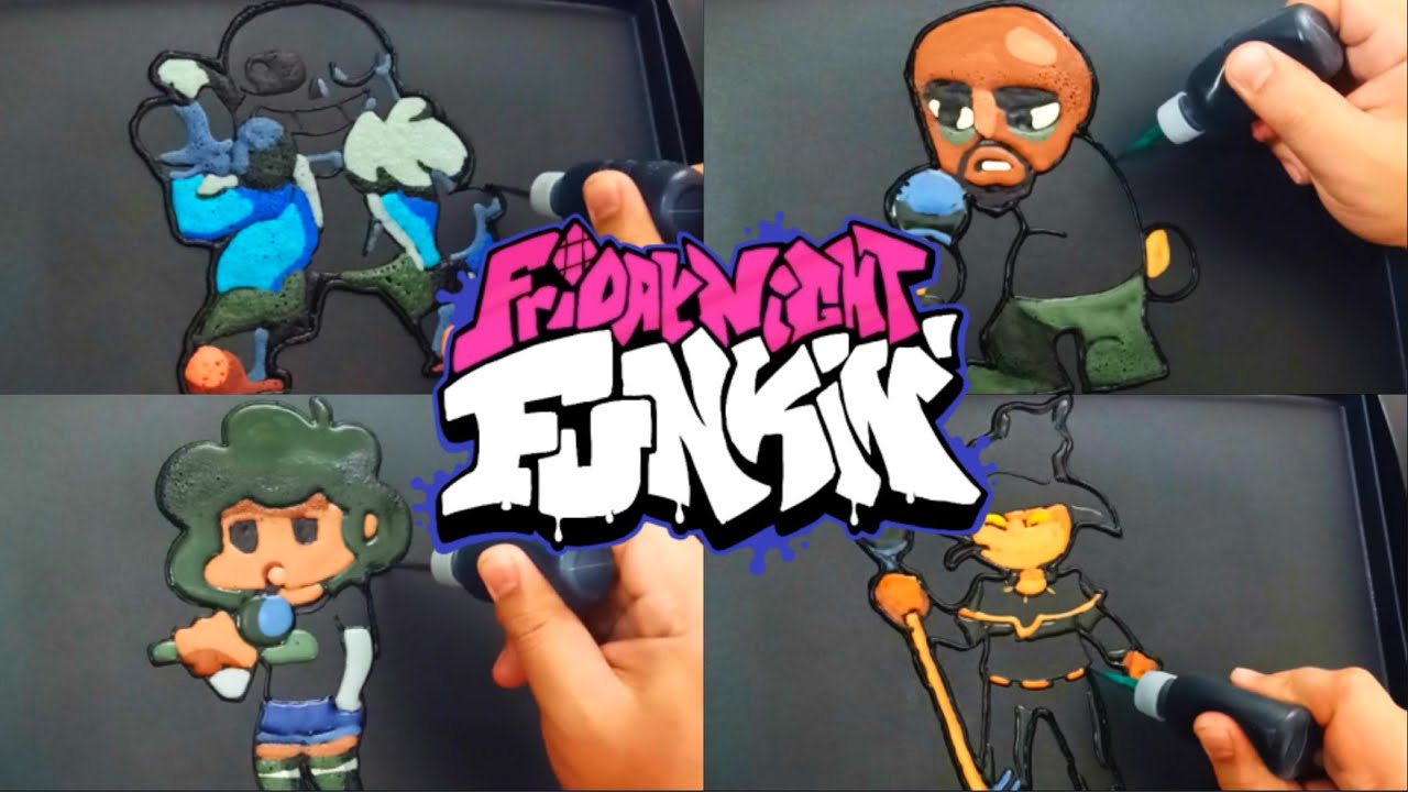 Friday Night Funkin FNF MODS - Sans, Carol, Zaldy, Matt Pancake Art