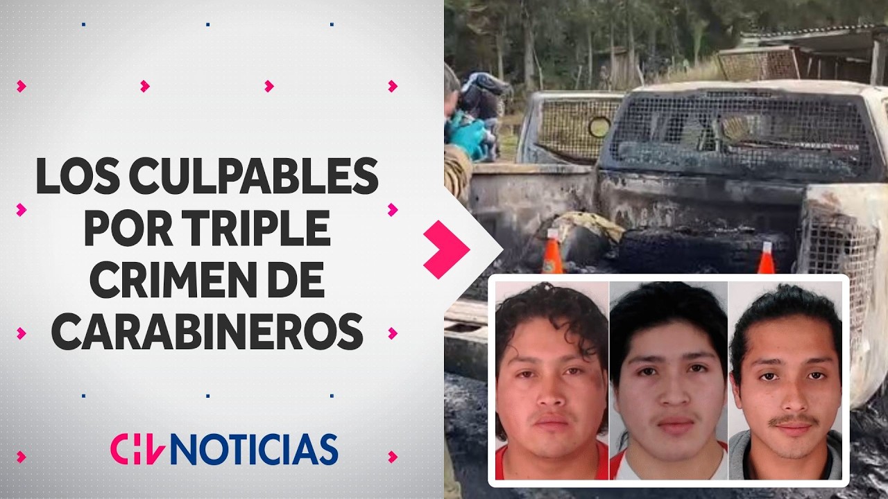 Quiénes son los culpables del triple crimen de carabineros en Cañete: Estos son sus delitos
