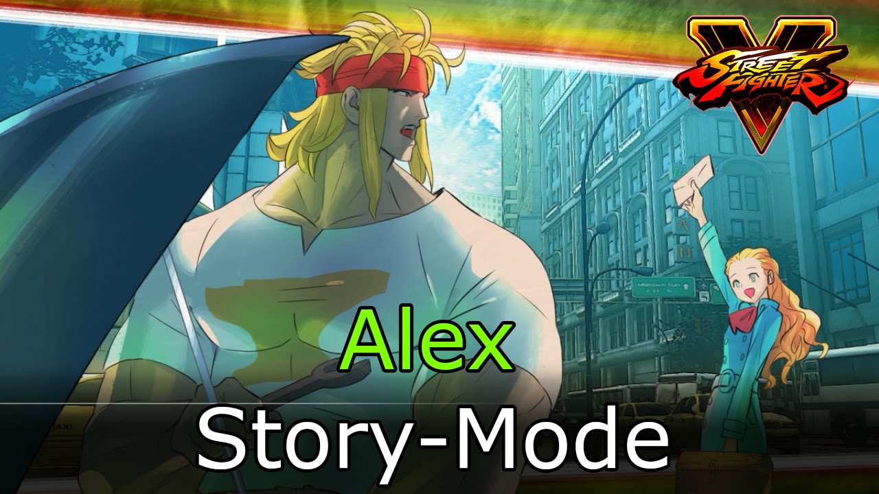 Street Fighter V — режим истории Алекса (только кат-сцены)