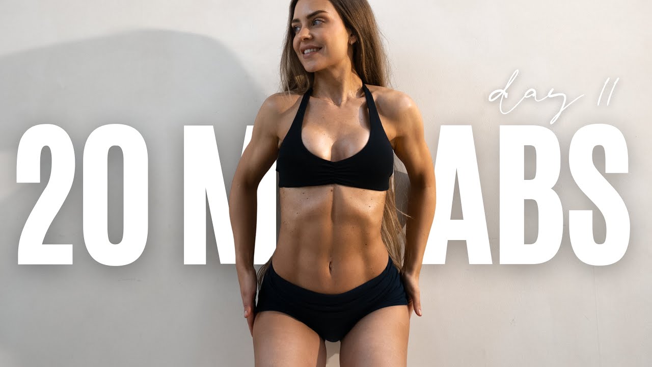 20 MIN SIXPACK AB WORKOUT | Advanced Workout + Weights | 14 DAY AB CHALLENGE | DAY 11