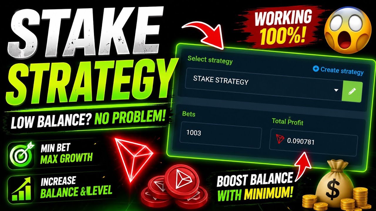 Stake Strategy For Low Balance Users on Tronpick.io | Easy Balance Growth Method | Beginner Friendly