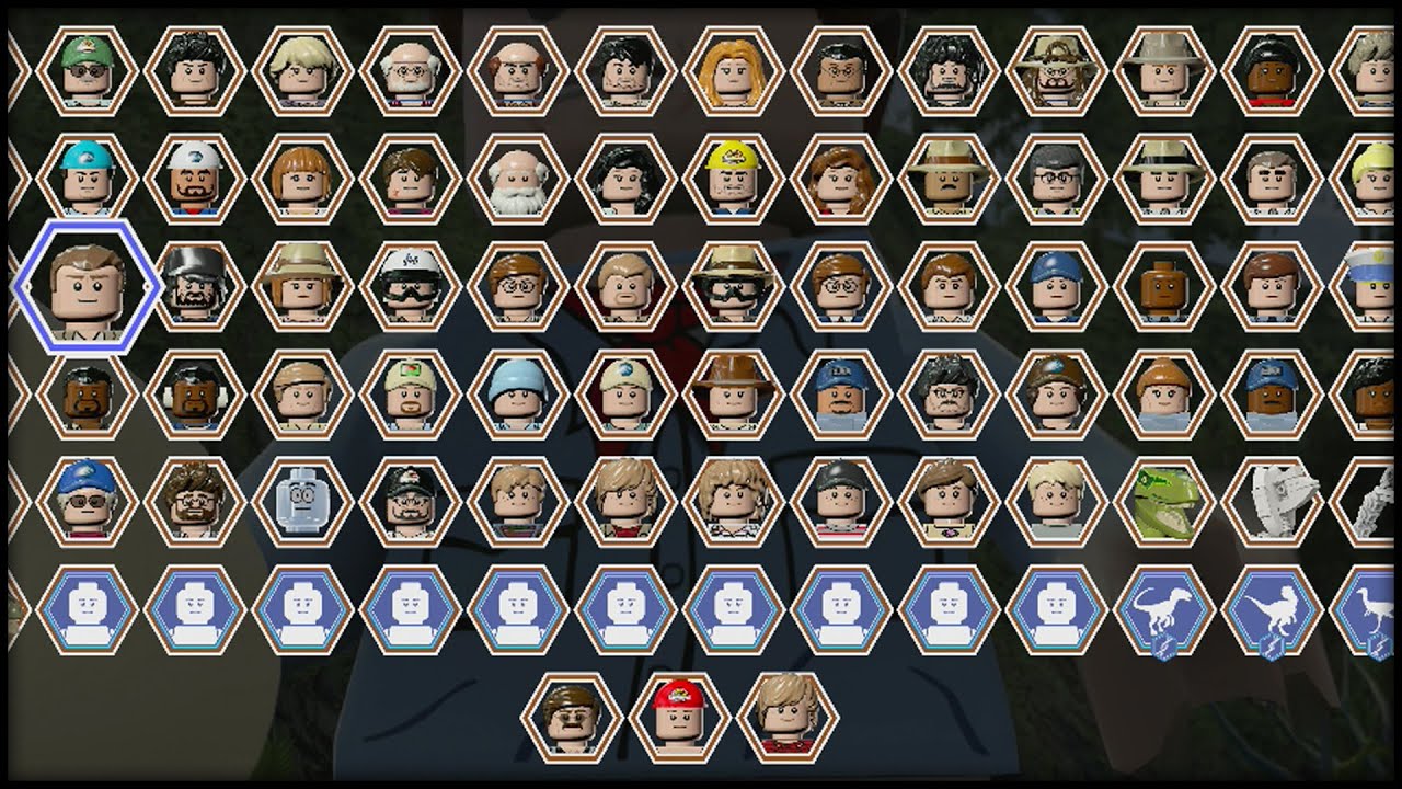 LEGO Jurassic World — ВСЕ ПЕРСОНАЖИ РАЗБЛОКИРОВАНЫ!