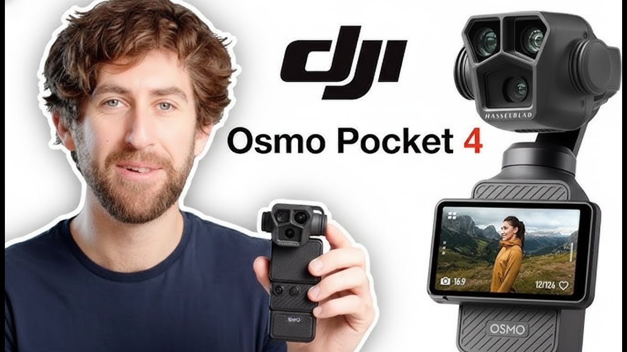 DJI Osmo Pocket 4 Unboxing & First Look: 6K Video & New Sensors?