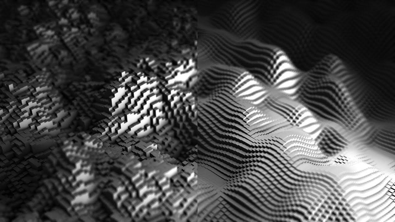 Let's Create a displaced voxel landscape with Stardust in After Effects