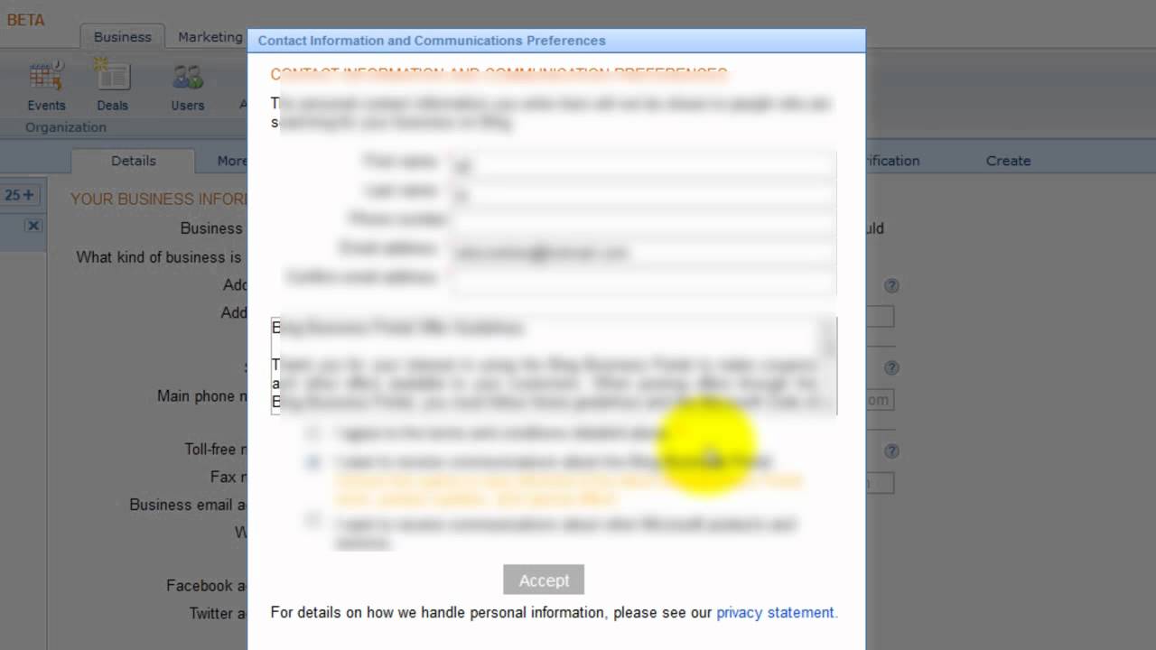 How to Setup a Bing Local Places