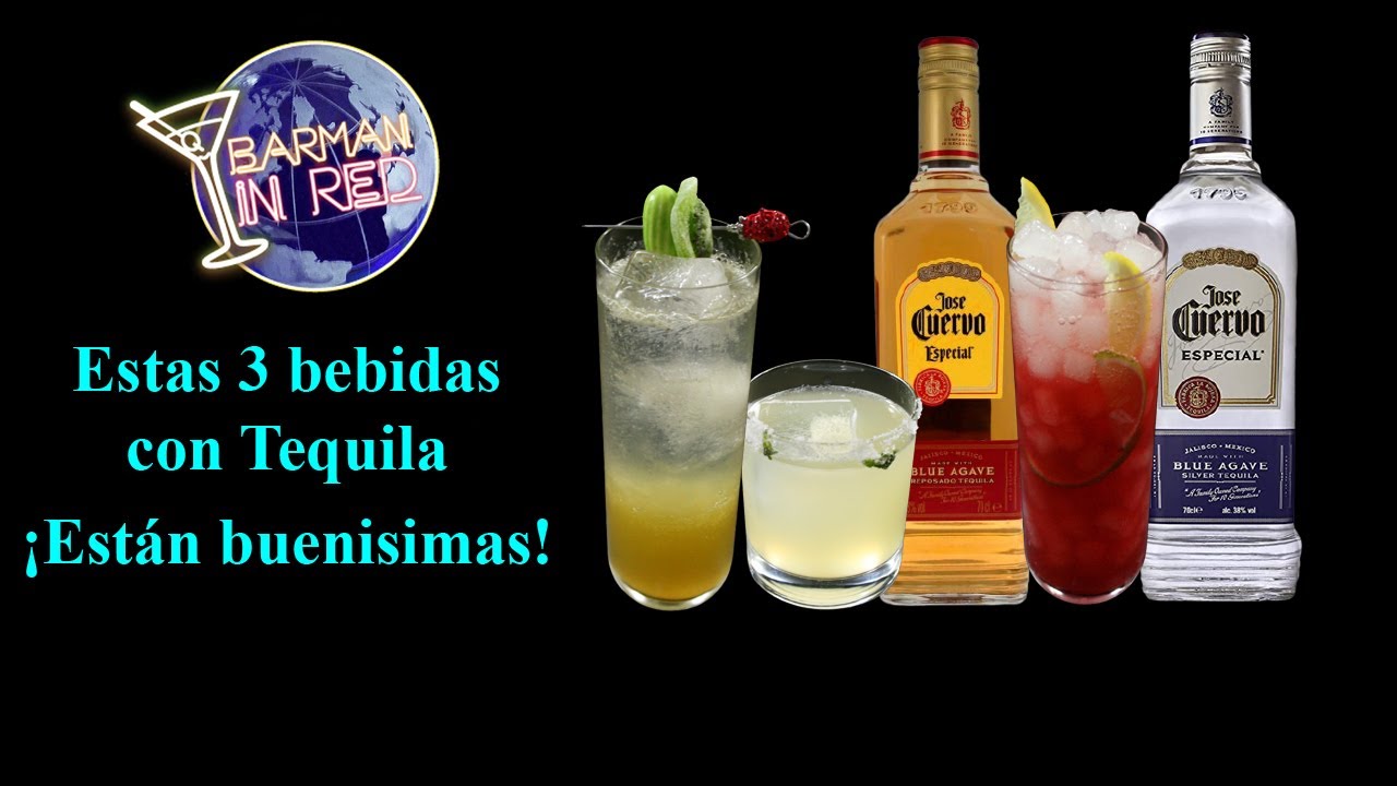 Estas 3 bebidas con Tequila ¡están buenísimas!