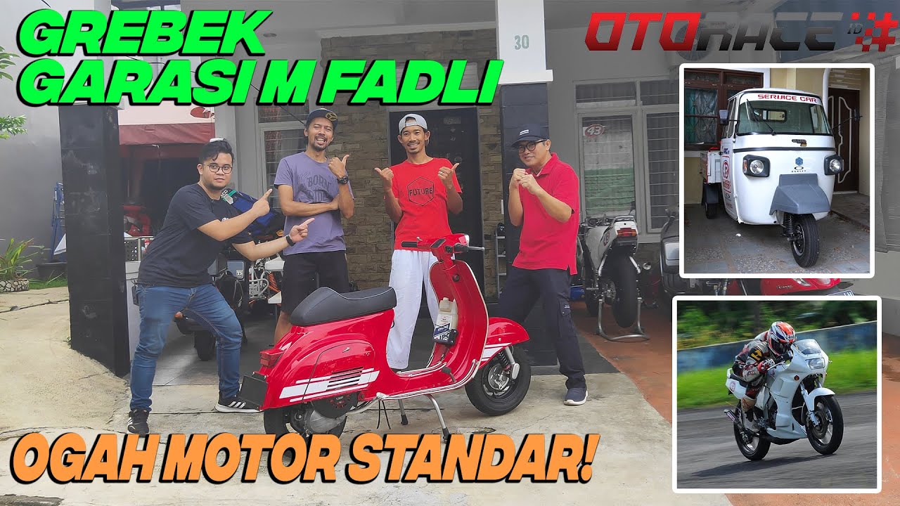 Kepoin Motor-motor Koleksi M Fadli, Mesin Vespa PTS doang harganya Lebih Mahal Dari Honda ADV 150
