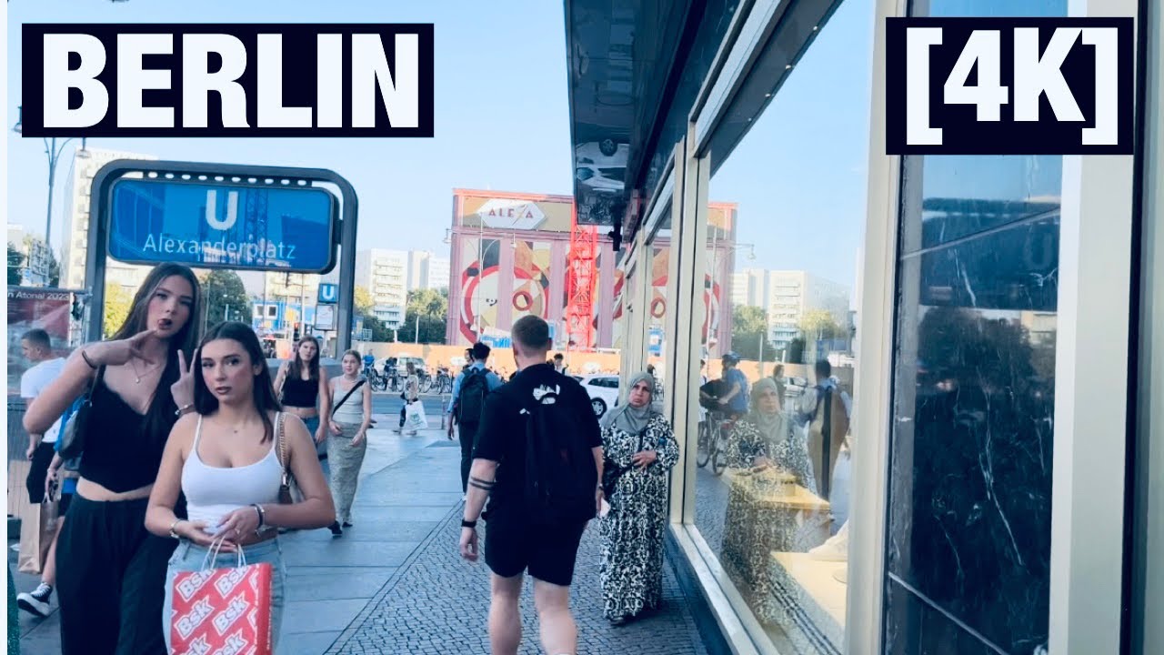 [4K] BERLIN | Deutschland | Street Walking Tour | Germany | Summer 2023 | 60 fps HDR Video