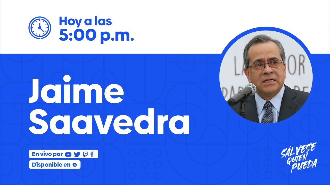 Jaime Saavedra, exministro de Educaci&oacute;n, presenta su libro 'Estamos tarde' | SQP TEMP 4 EP 28