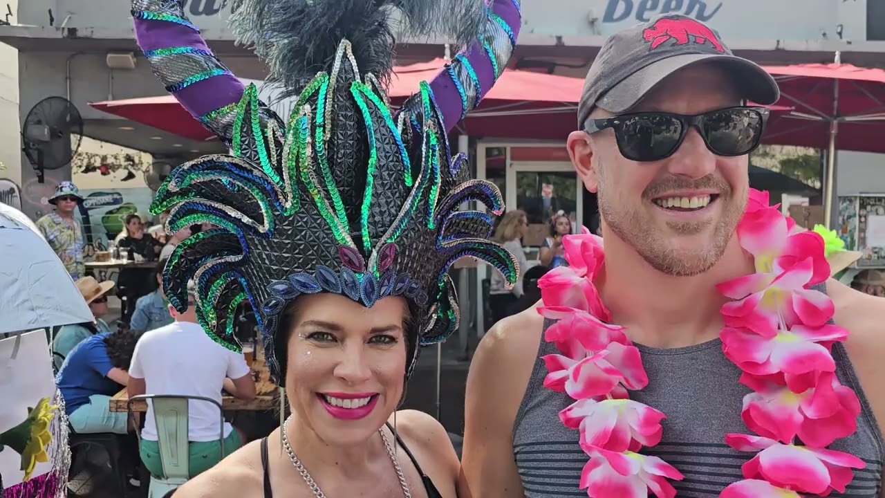 Action Behind the Scenes of the King Mango Strut Parade - Lot's of WOW's . . .  . . .