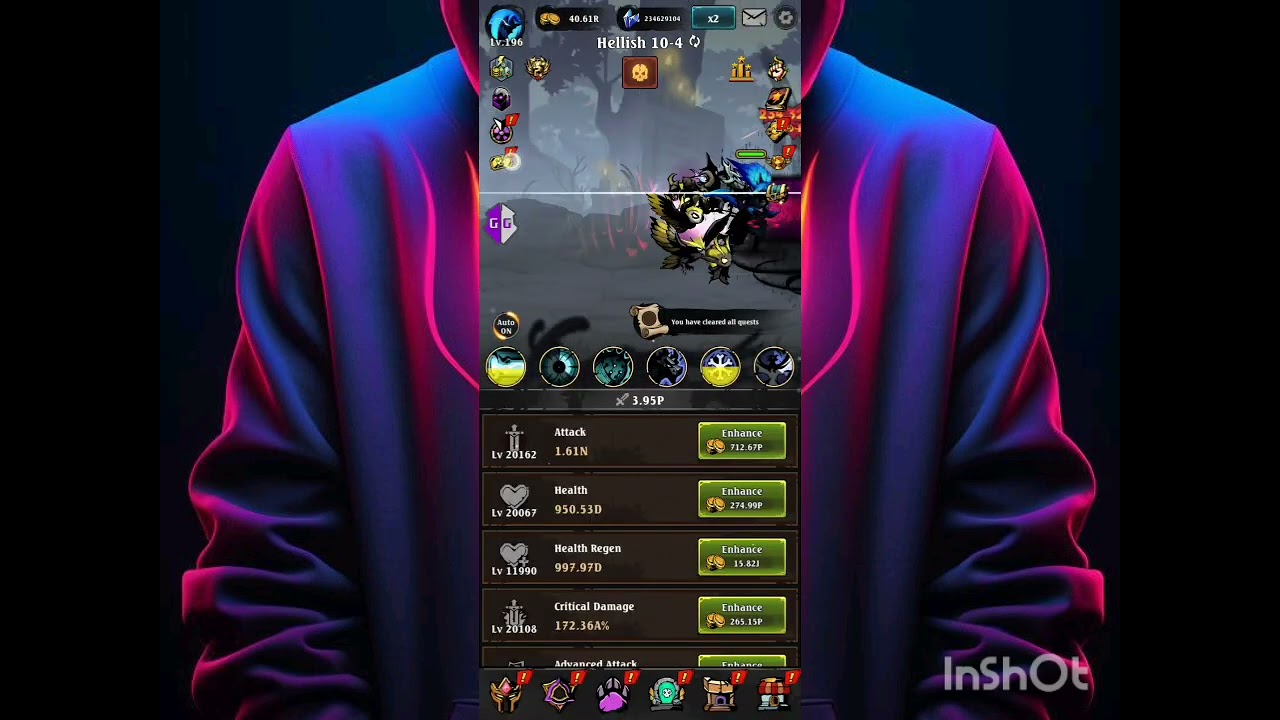 Shadow War : Idle RPG Hack using Game Guardian