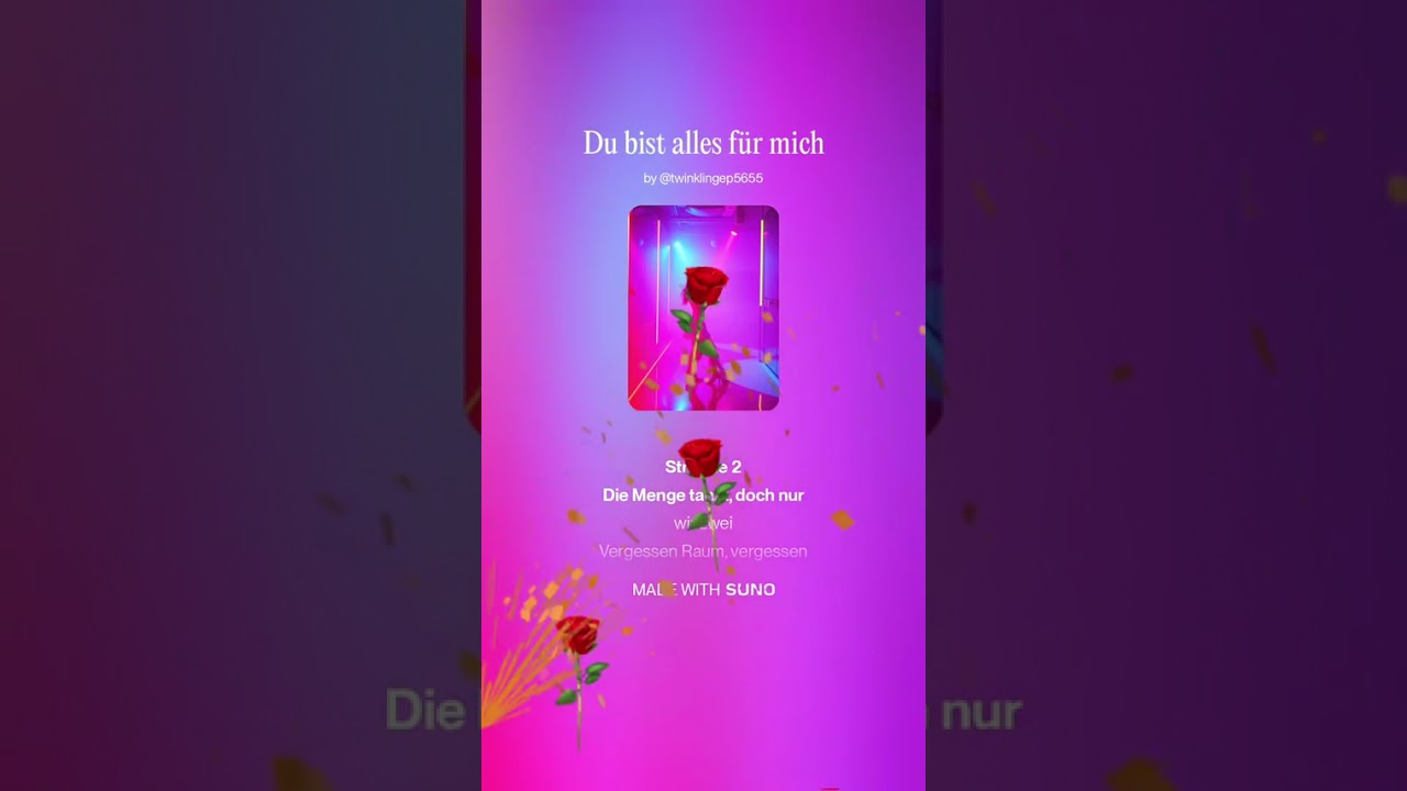 DU BIST ALLES FÜR MICH 