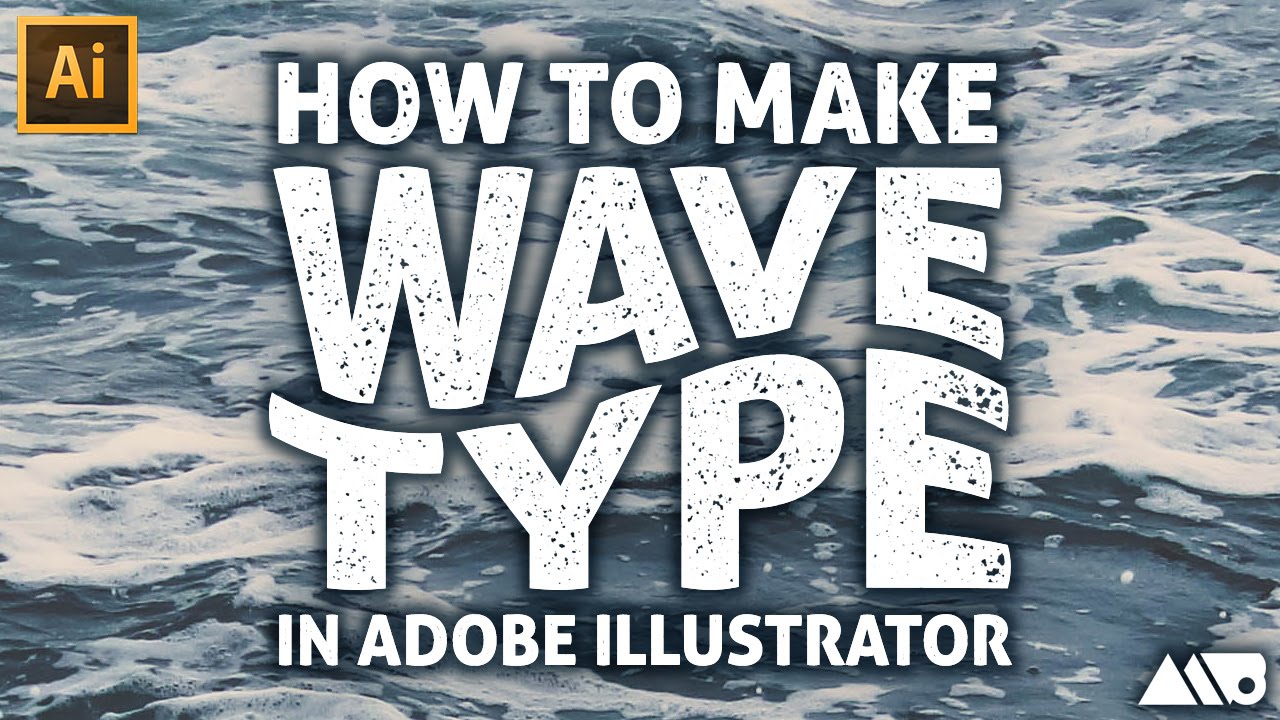How to Create a Wave Effect on Type in Adobe Illustrator Tutorial