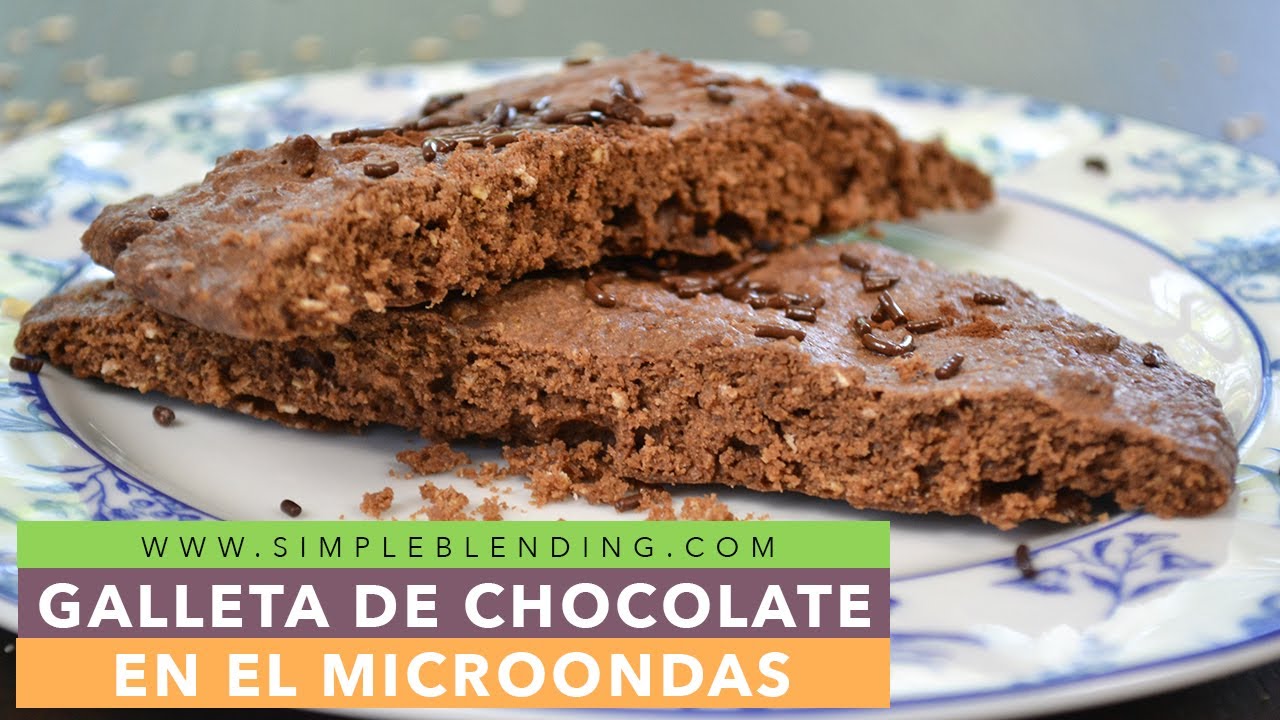 GALLETA DE CHOCOLATE EN EL MICROONDAS | Cookie de chocolate | Postre en microondas