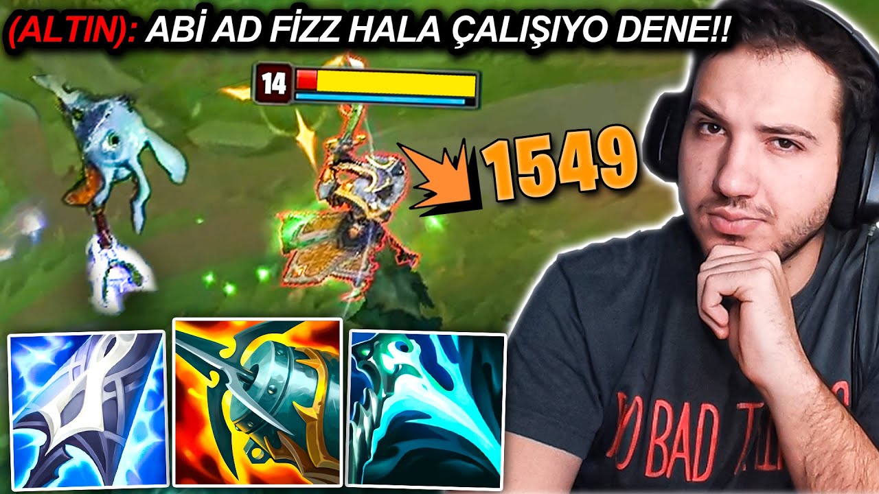 KFC Görse Oyuna Başlar!! Full AD-KRİT Fizz Neden Bu Kadar İyi? | Sizden Gelenler - LoL