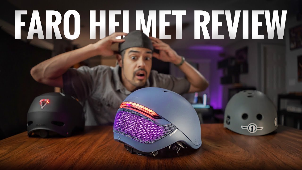 Faro Smart Helmet Review - Fall Detection, Brakes, & Blinkers?!?