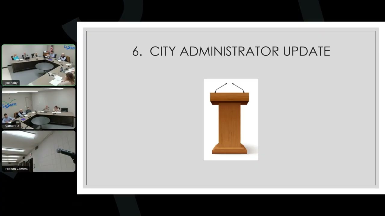 Le Sueur City Council Regular Meeting   November 24, 2025
