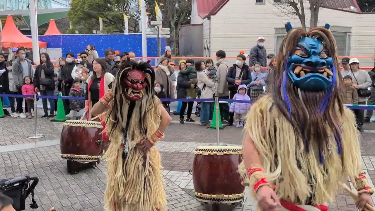 かまくら・なまはげ祭り　なまはげ太鼓　2025年1月19日　ニッケコルトンプラザ