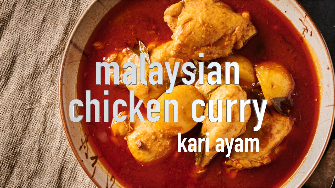 Malaysian chicken curry - kari ayam