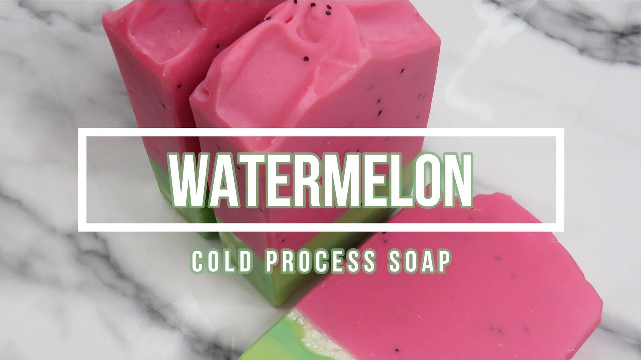 Watermelon Soap - Cold process soap