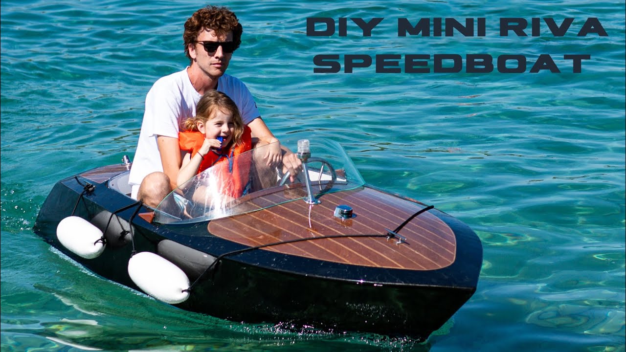 DIY  Electric Riva Aquarama: 3-Meter Speedboat Build for My Daughter!