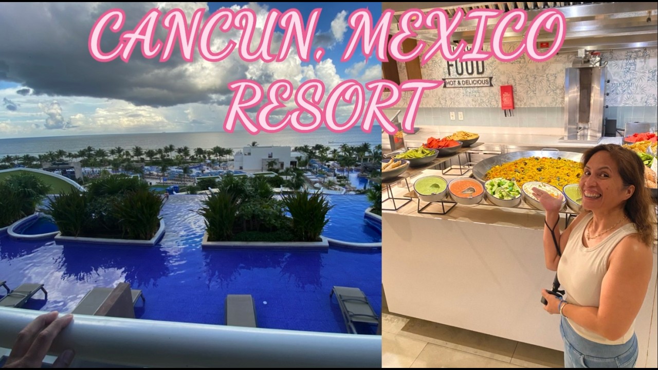 Inside Our Cancun Resort: Massive Buffet Options & Beach Views