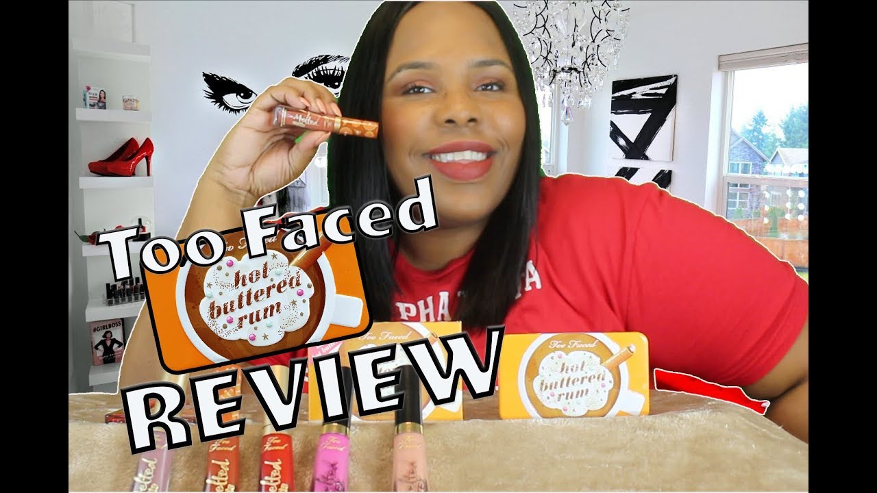 TOO FACED HOT BUTTERED RUM Pallet: Makeup Review