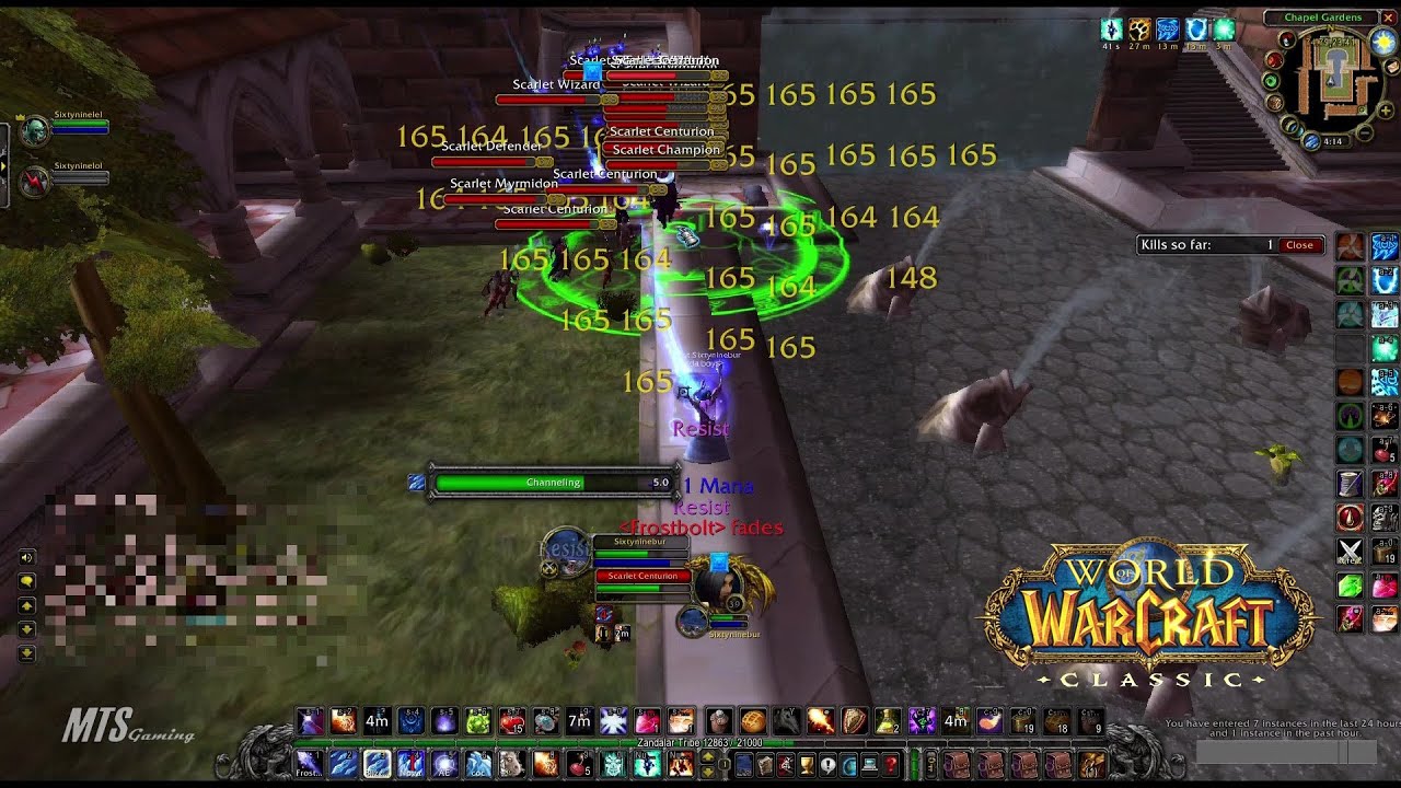 SM Cathedral Easy 60 Mage 1 Pull Boost | 5 min/run | 70+ mobs | No Consumes | WoW Classic Vanilla