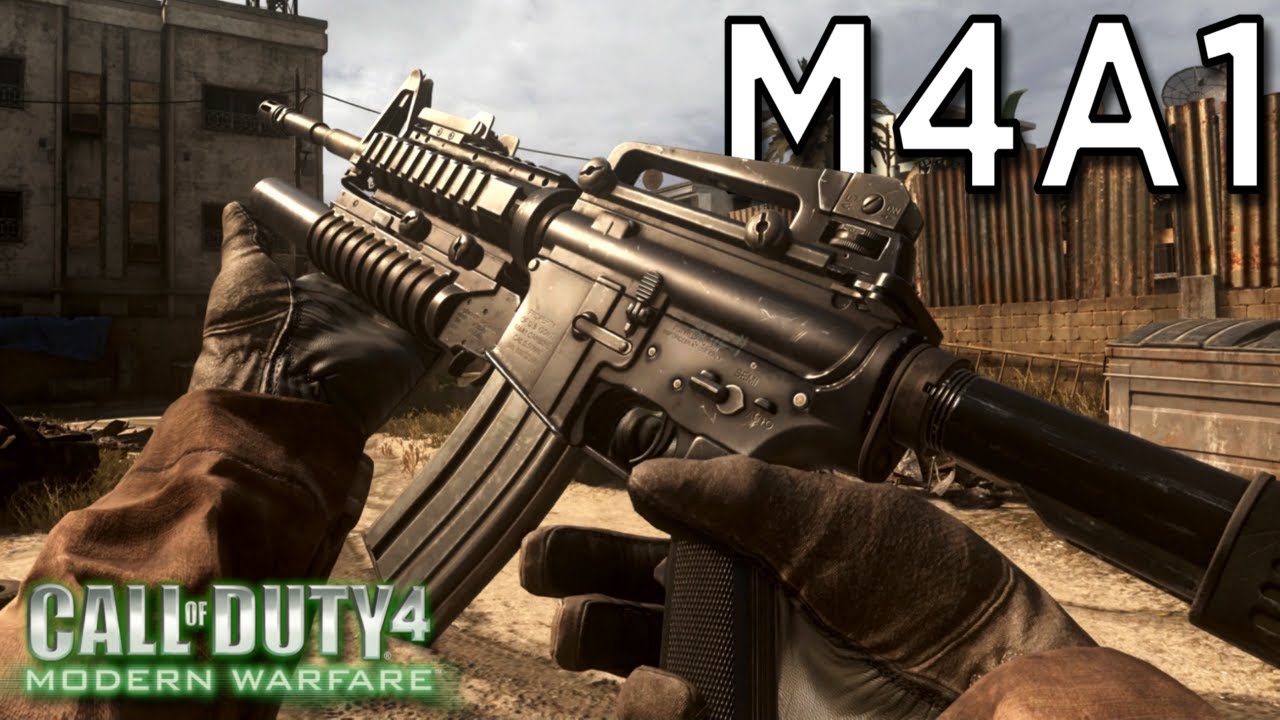 M4A1 on Modern Warfare Remastered PS5 Gameplay