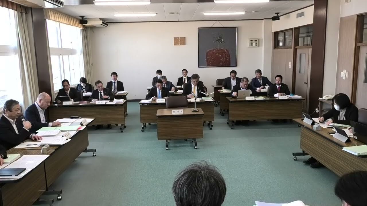 予算特別委員会【個別質疑12日】（魚津市議会令和８年３月定例会）
