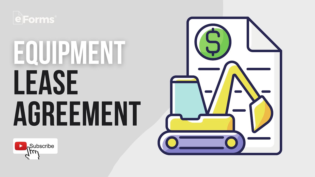 Equipment Lease Agreement - EXPLAINED