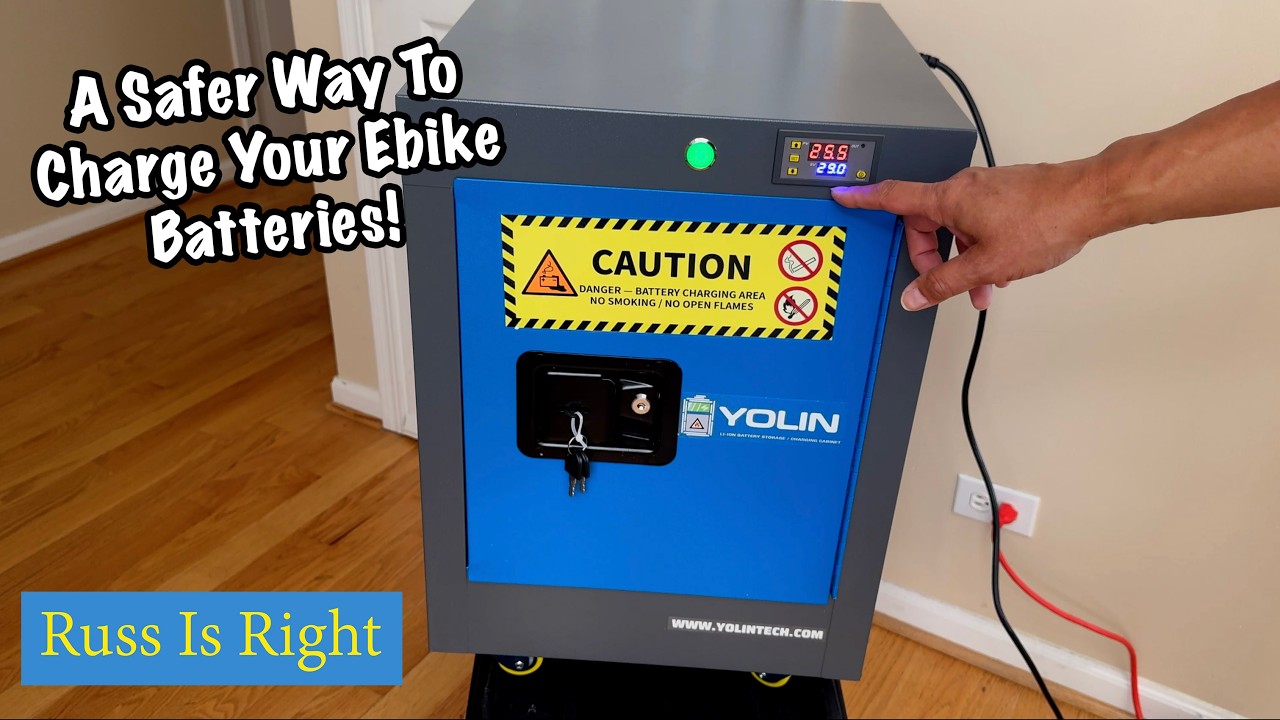 Safer Ebike Battery Charging With The Yolin - Urban Charging Cabinet!