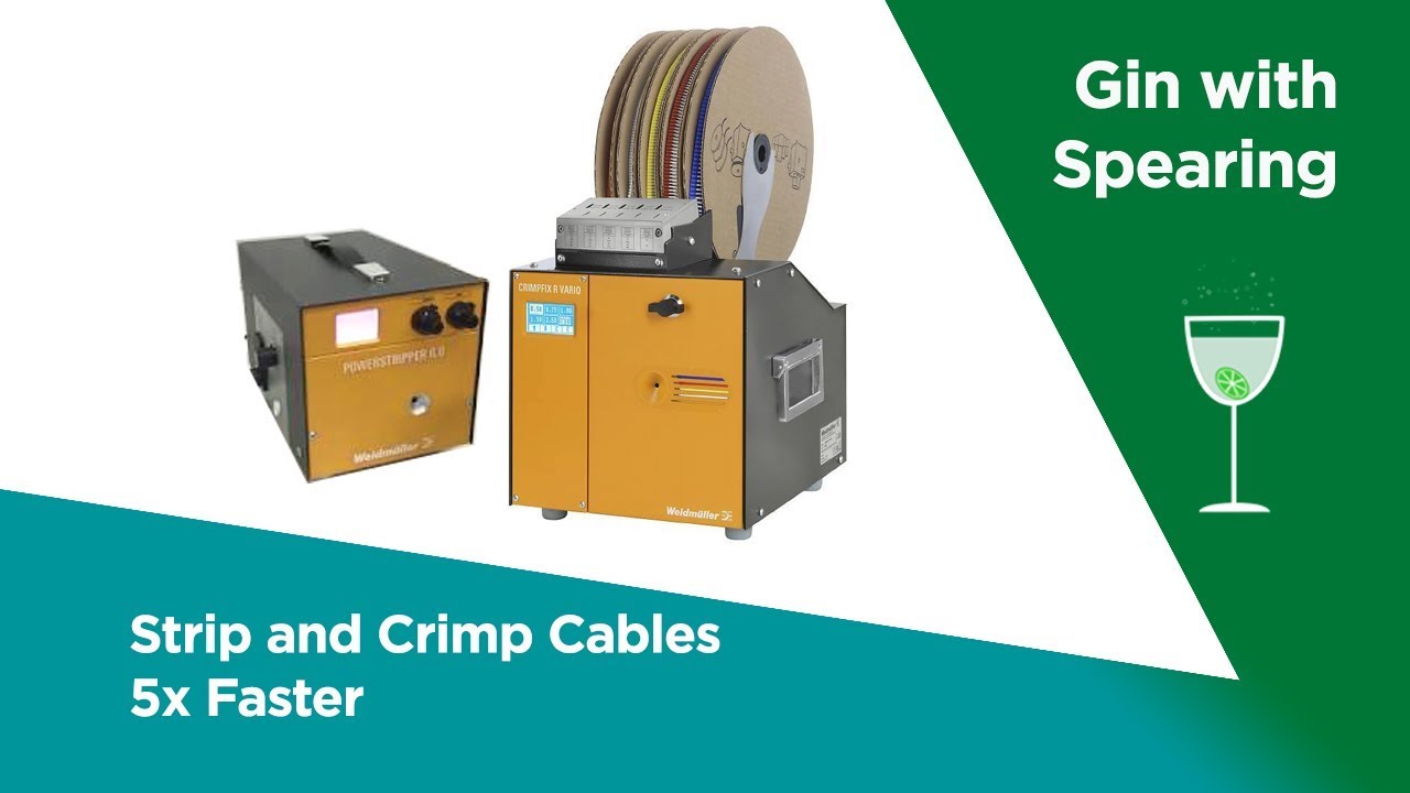 How to Strip and Crimp Cables Faster with Weidmuller
