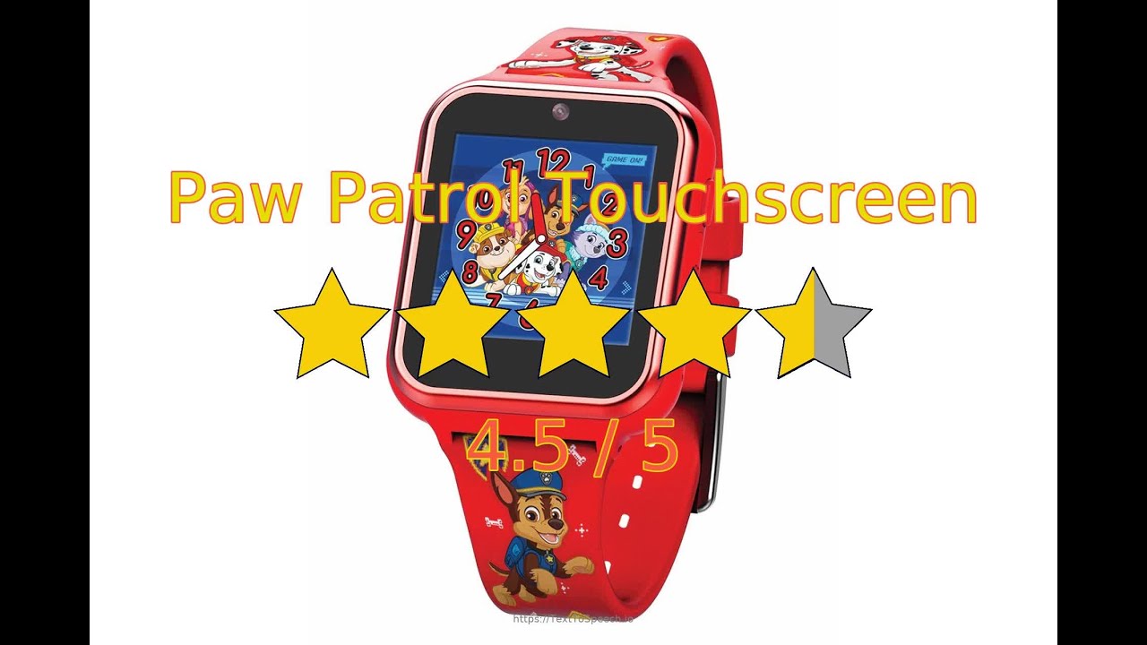 Let's review Paw Patrol Touchscreen