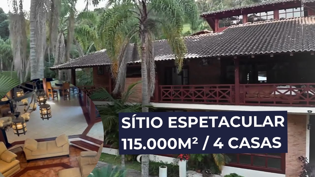 Sítio Exclusivo à Venda em Mogi das Cruzes - Um Paraíso de Qualidade de Vida! 115.000m²