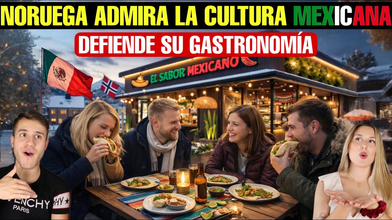 NORUEGA DEFIENDE a MEXICO ANTE PAISES DE LATAM QUE CRITICAN COMIDA MEXICANA