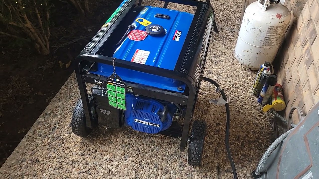 Duromax XP12000HX Backfire no start solved.