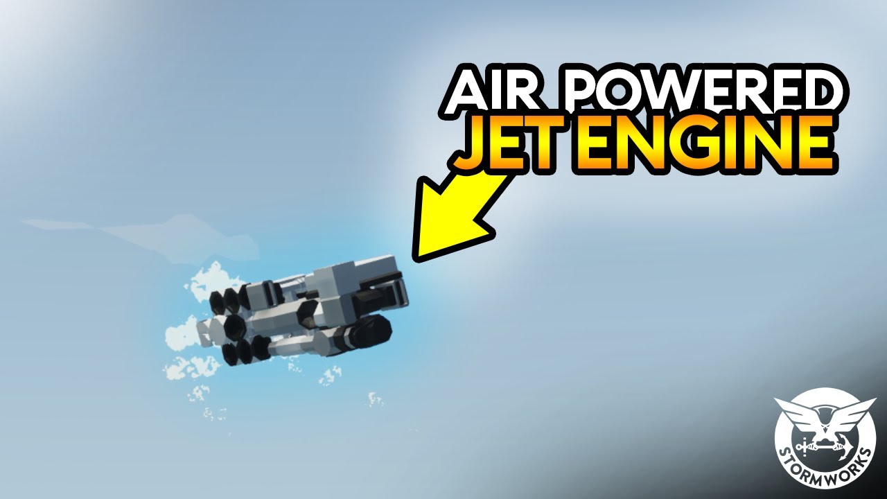 Making An Air Powered Engine in Stormworks! - Stormworks Space DLC
