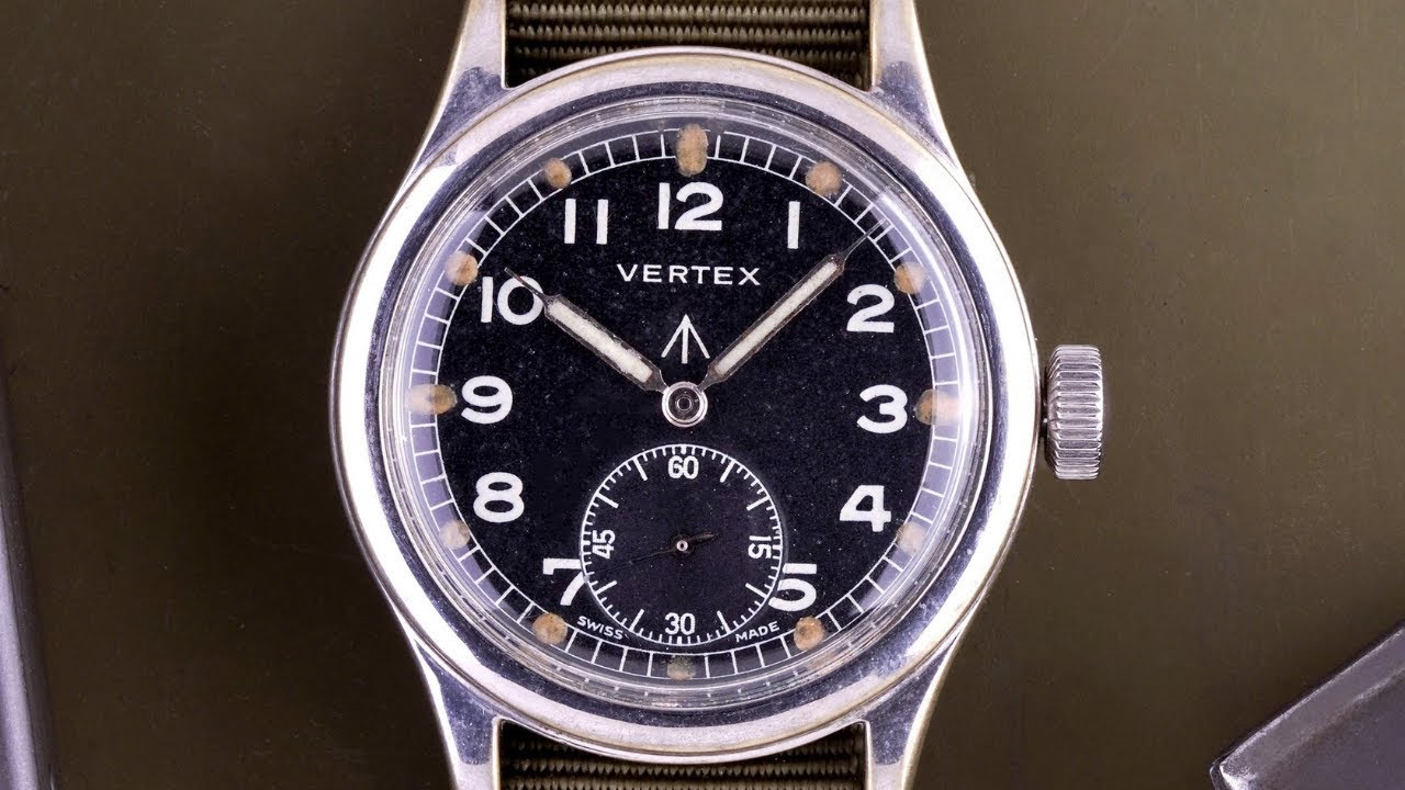 Армейские часы Vertex Dirty Dozen 1940-х годов — калибр 59
