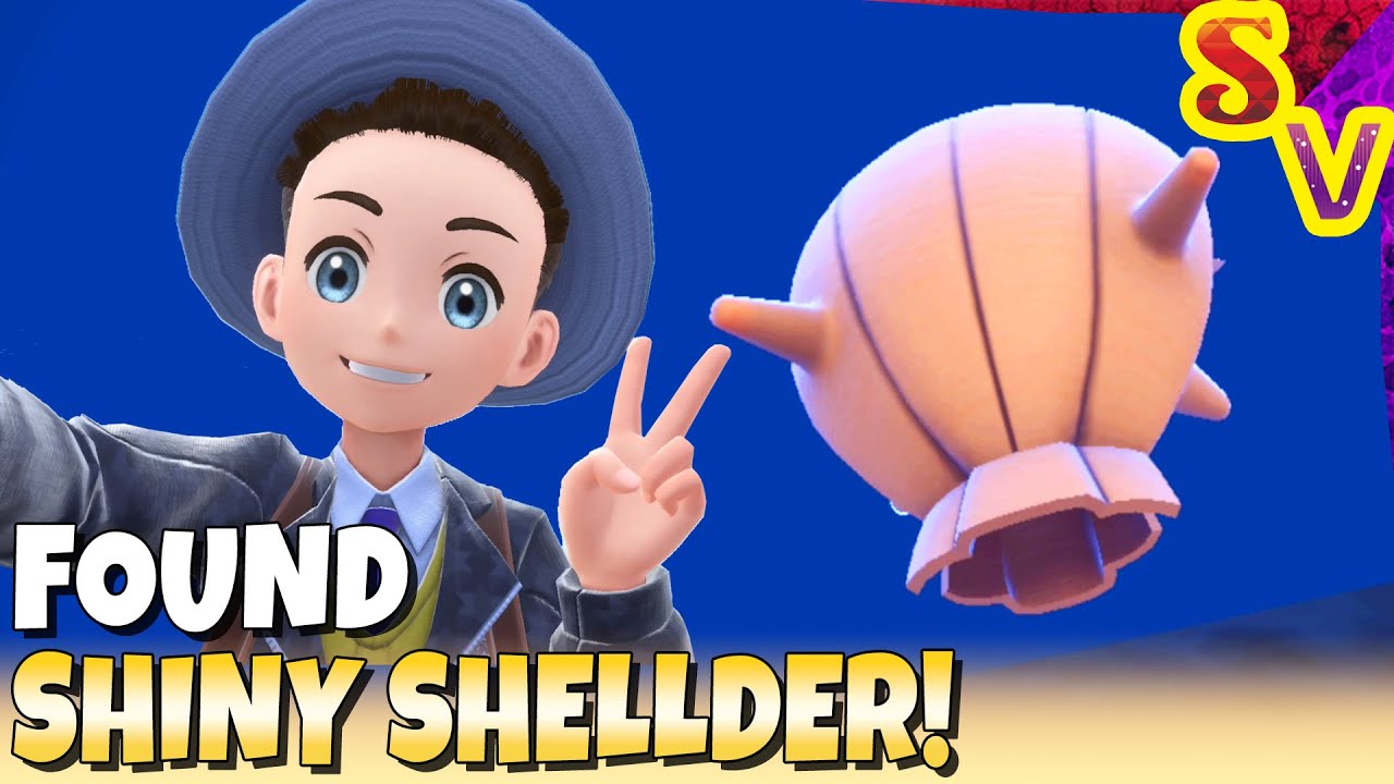Shiny Shellder Found Using Shiny Sandwich in Pokemon Violet!