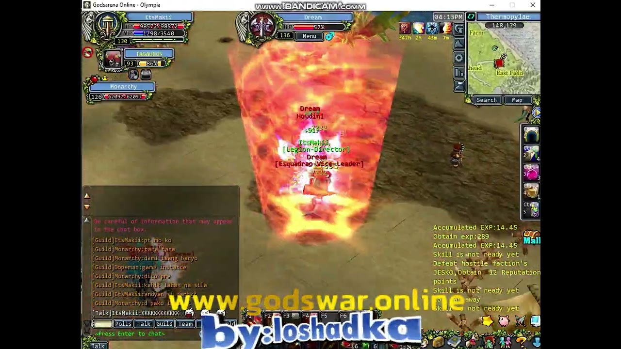 Godsarena Olympia Server 