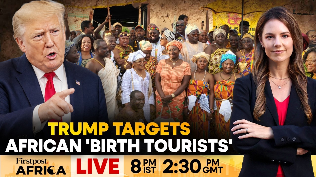 LIVE: Trump Cracks Down on 'Birth Tourism' Network in Africa, Europe | US Visa | Firstpost Africa