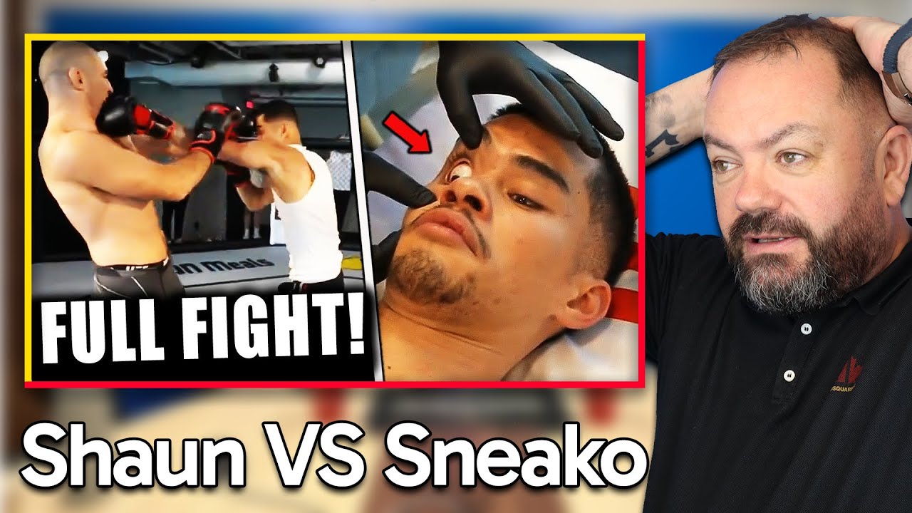 Sean Strickland vs Sneako FULL FIGHT REACTION | OFFICE BLOKES REACT!!