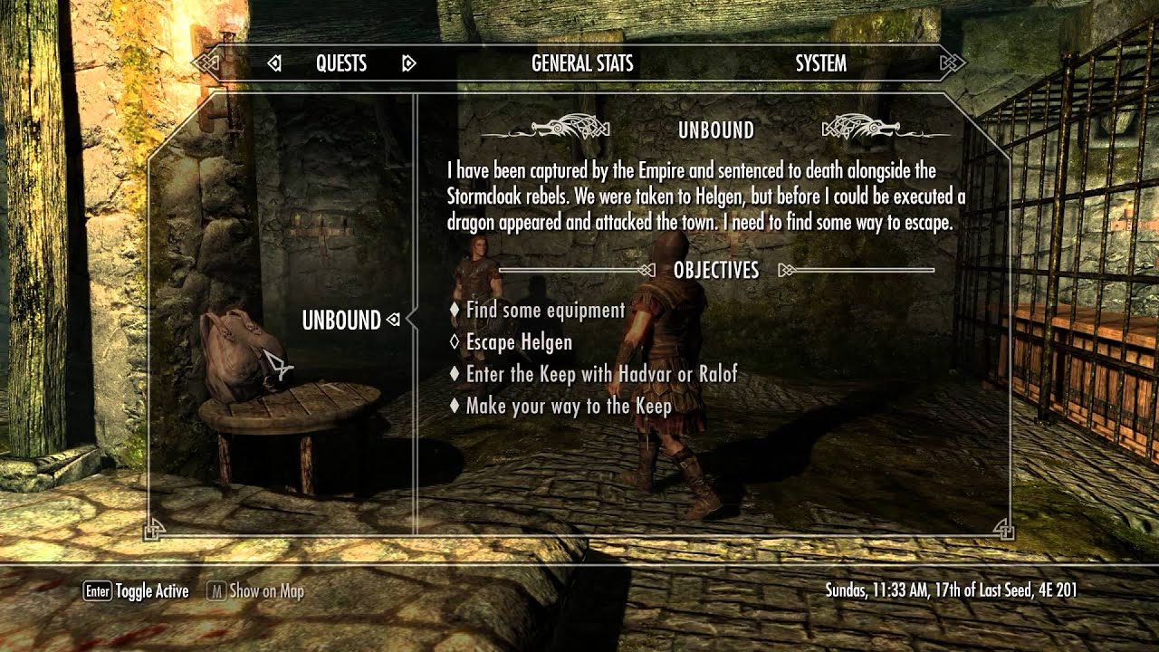 The Elder Scrolls V: Skyrim Walkthrough - Escape Helgen [1440p HD] (Part 2)
