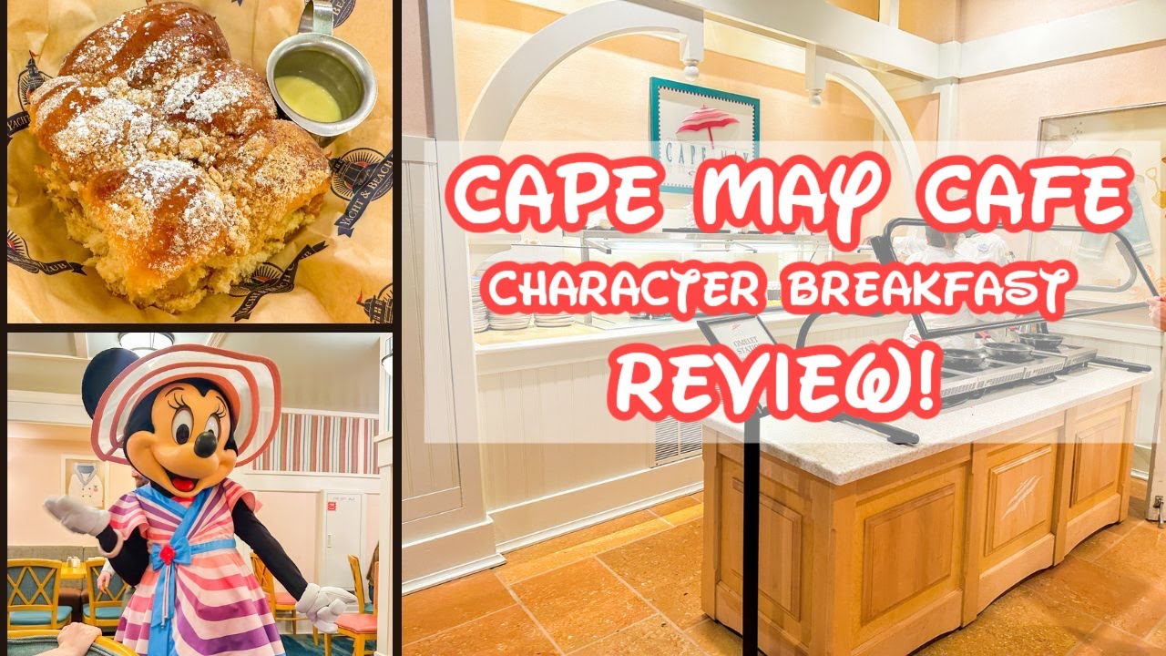 Cape May Cafe Breakfast Buffet at Disney's Beach Club Resort | Disney Character Dining Review 2023