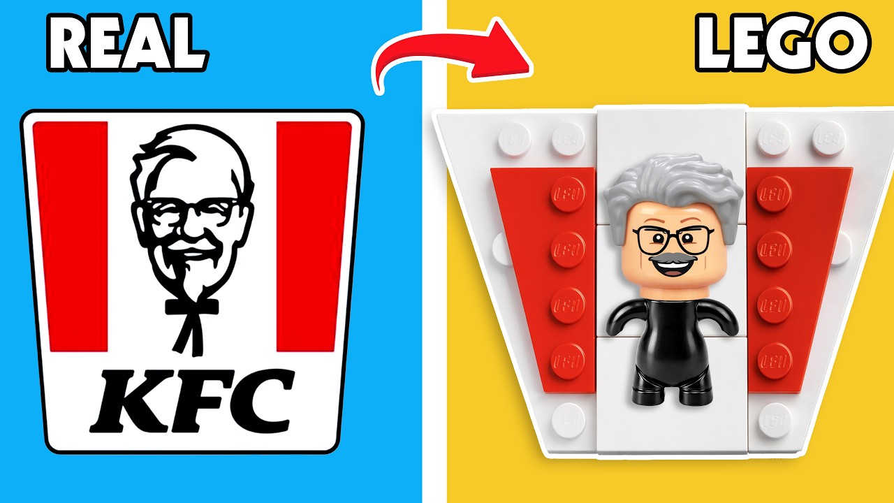 I Turned 100 Logos into LEGO | BEAR Bricks